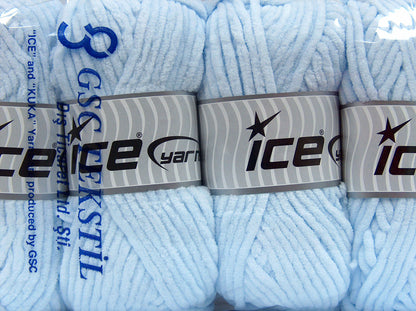 Velvet Chenille Baby Blue fnt2-73478
