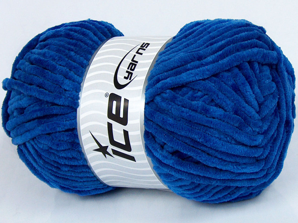 Velvet Chenille Blue fnt2-73479
