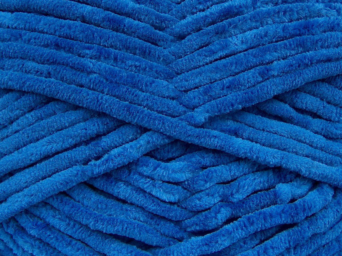 Velvet Chenille Blue fnt2-73479