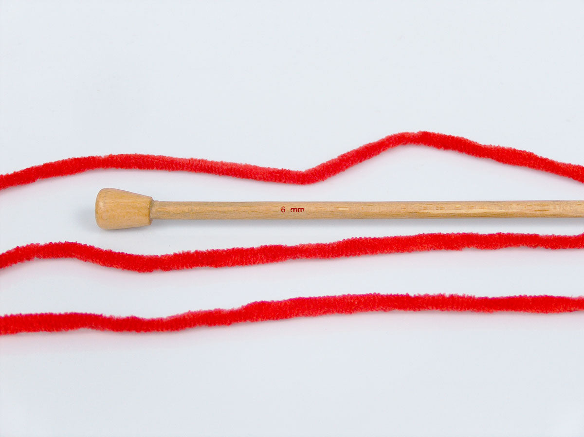 Velvet Chenille Red fnt2-73483