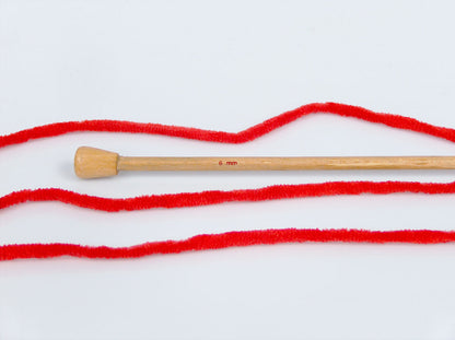 Velvet Chenille Red fnt2-73483