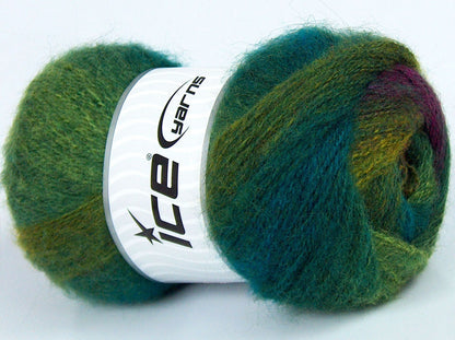 Mohair Pastel Green Shades, Purple fnt2-73647