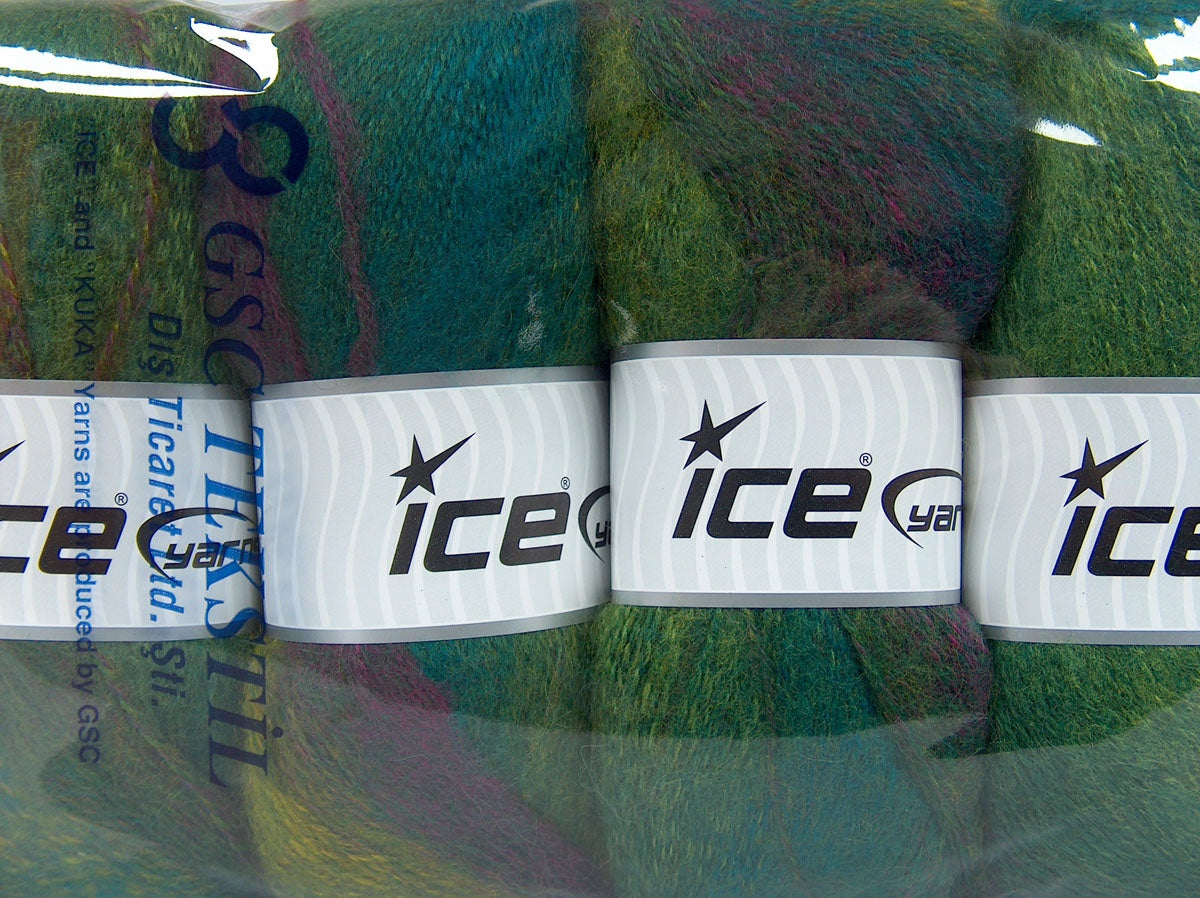 Mohair Pastel Green Shades, Purple fnt2-73647