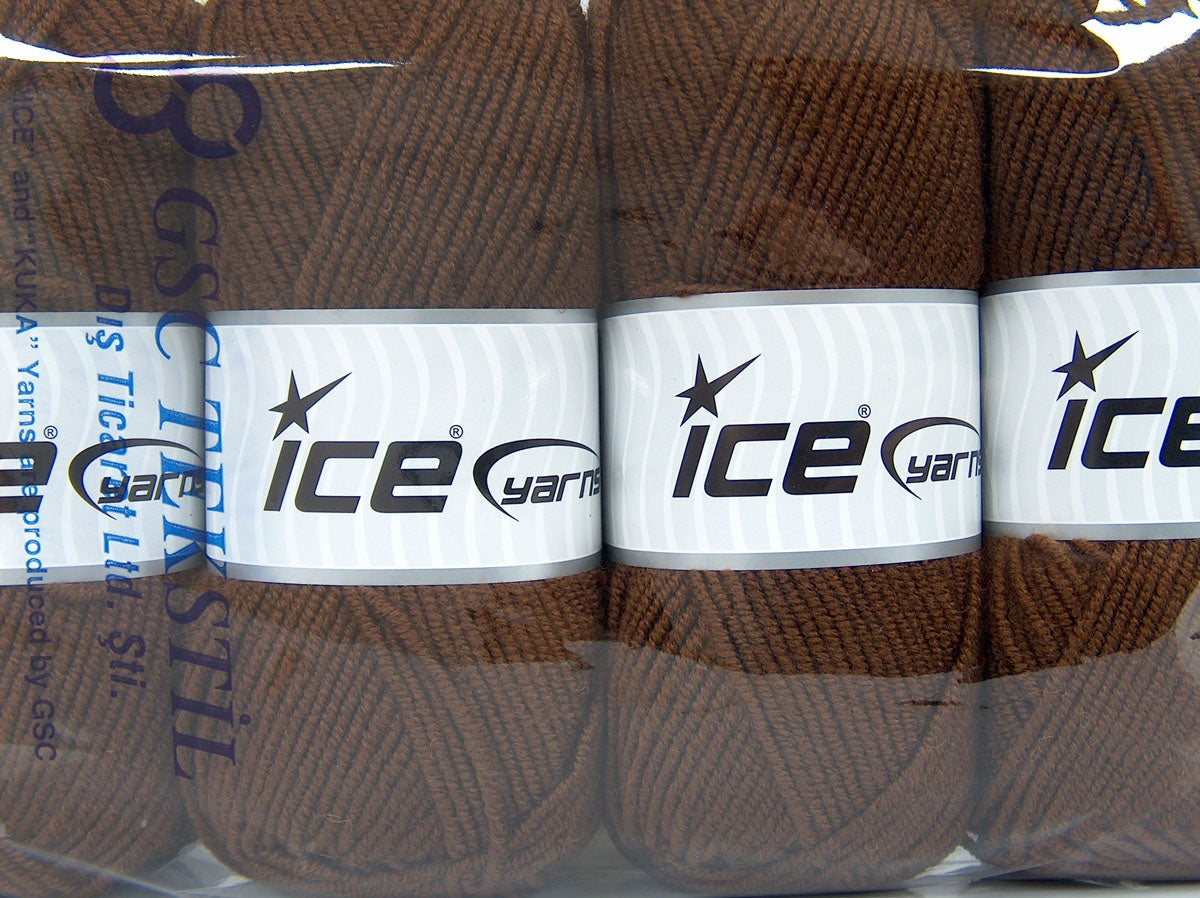Classic Wool Worsted Brown fnt2-73791