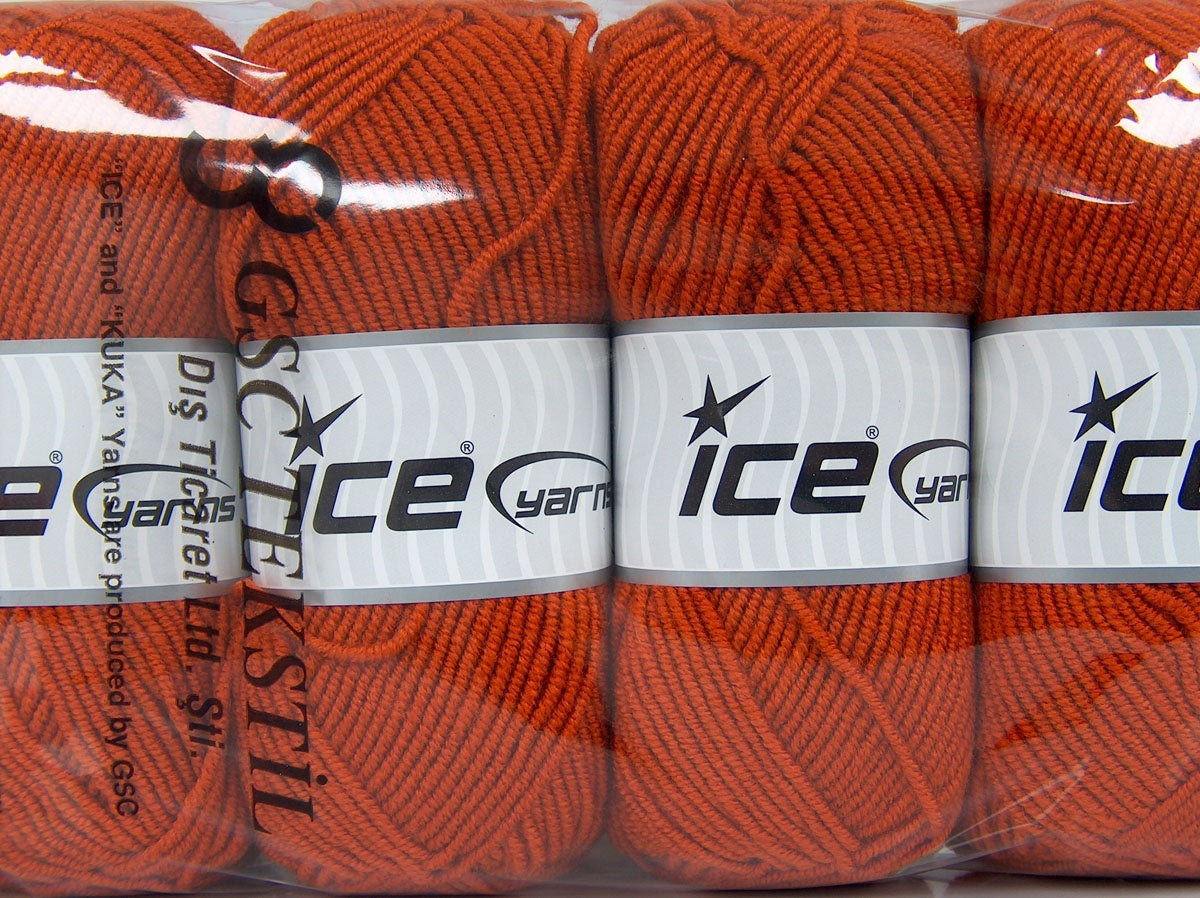 Classic Wool Worsted Dark Orange fnt2-73796