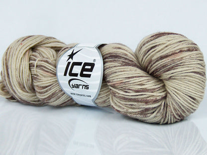 Baby Superwash Merino Print Beige, Brown fnt2-73835