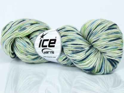 Baby Superwash Merino Print Green Shades, Blue Shades fnt2-73836