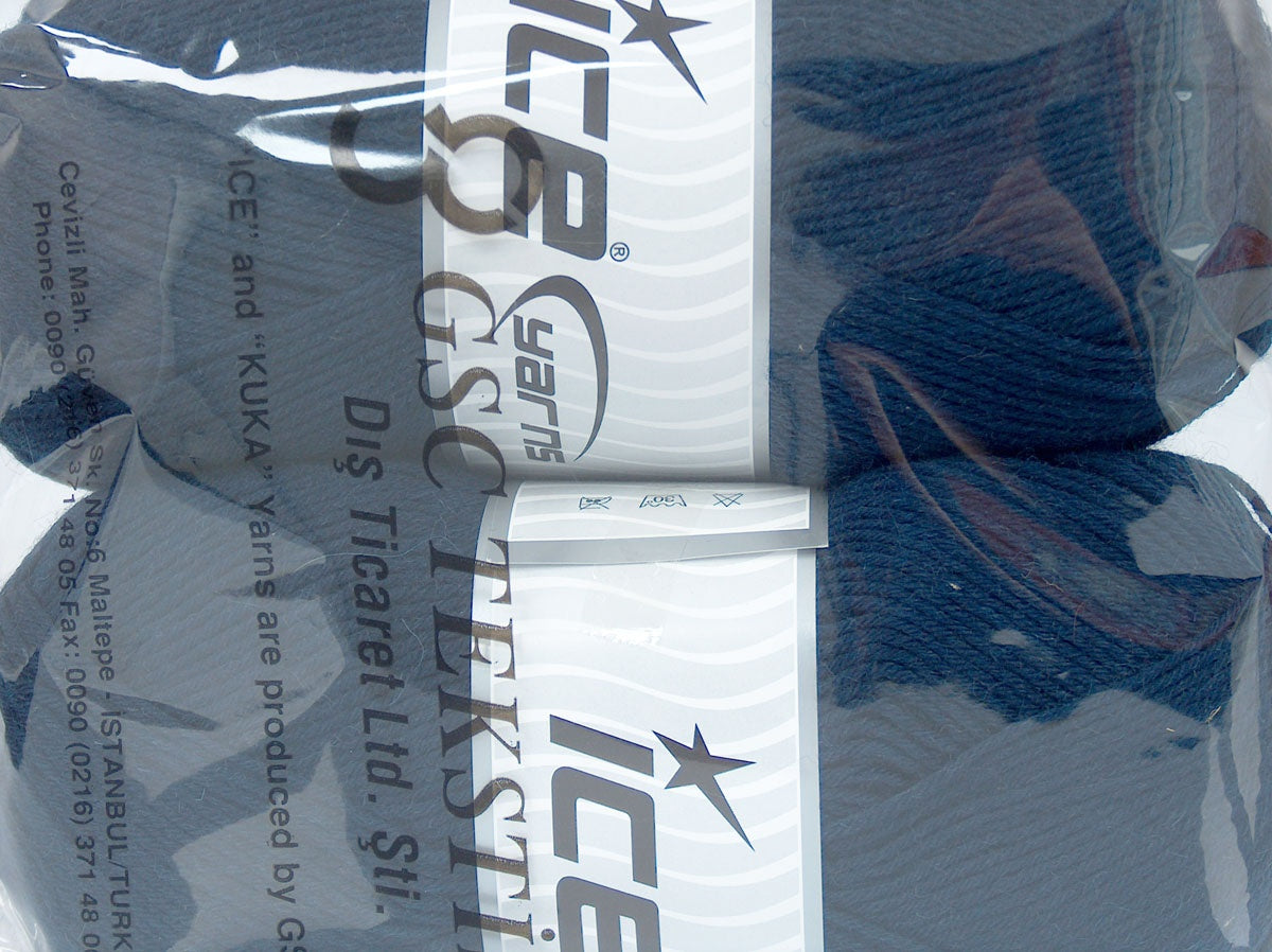 Virgin Wool Sock Navy fnt2-73949