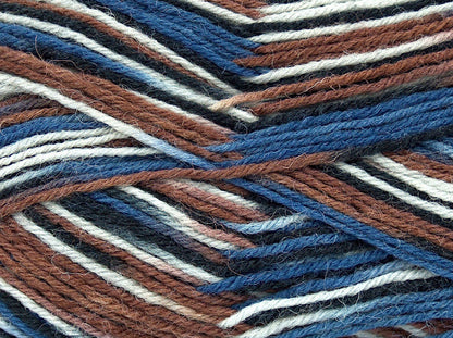 SockenWolle Black, Brown, Blue, Light Grey fnt2-73965