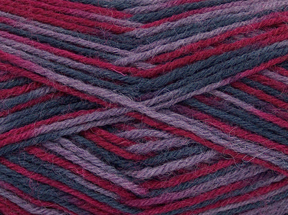 SockenWolle Burgundy, Lavender, Dark Grey fnt2-73966