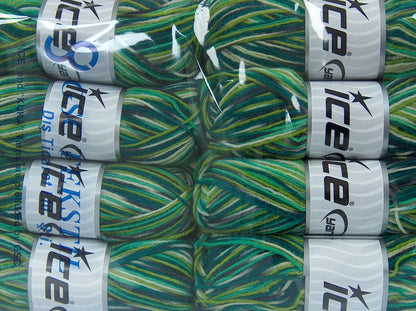 SockenWolle Green Shades, Grey, Cream fnt2-73971