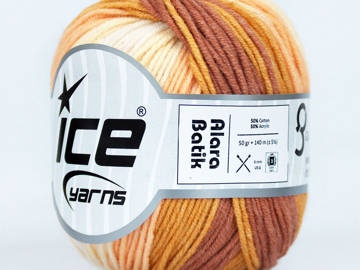 Alara Batik Cream, Copper, Gold, Light Salmon, Light Yellow fnt2-73998