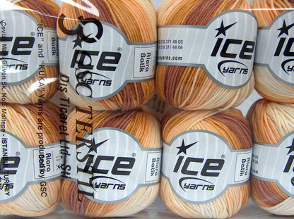 Alara Batik Cream, Copper, Gold, Light Salmon, Light Yellow fnt2-73998
