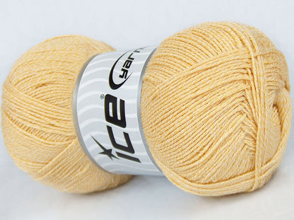 Super Cotton Sock Yellow, White fnt2-74039