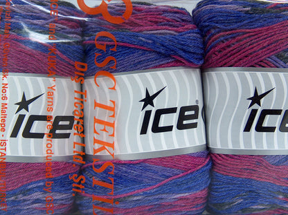 Silk Bamboo Sock Lilac Shades,  Fuchsia, Black fnt2-74174