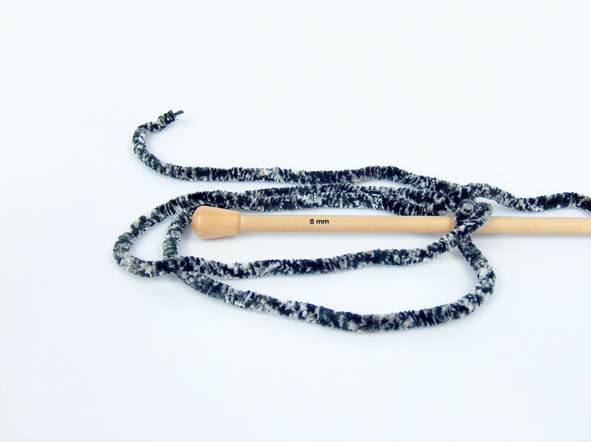 Chenille Tweed Black, Grey Shades, White fnt2-74475