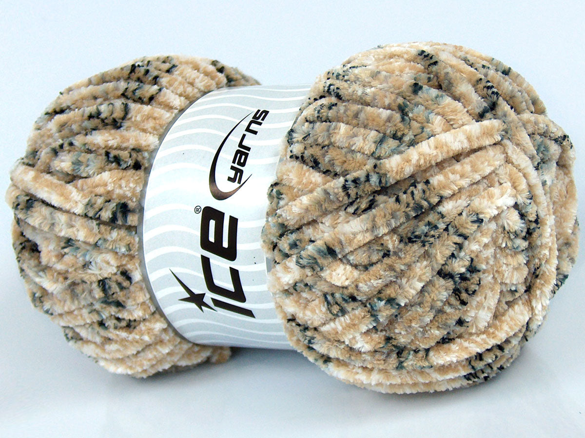 Chenille Tweed Black, Grey Shades, White, Cream fnt2-74479