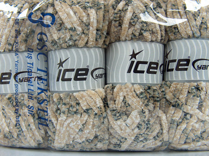 Chenille Tweed Black, Grey Shades, White, Cream fnt2-74479