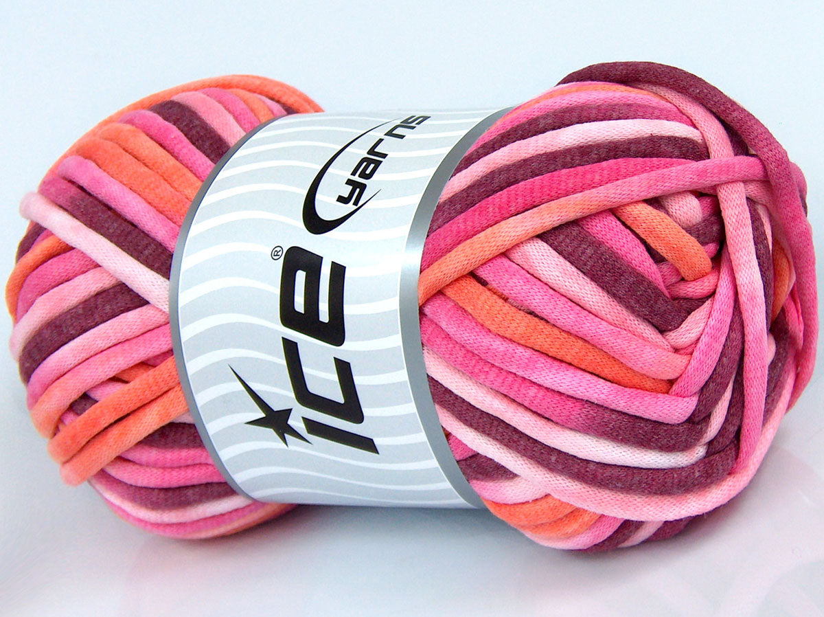 Tube Cotton Jumbo Color Pink Shades, Orange, Maroon fnt2-74545
