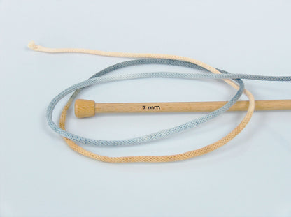 Macrame VisCot Color 3mm Cream Shades, Light Brown, Grey Shades fnt2-74552