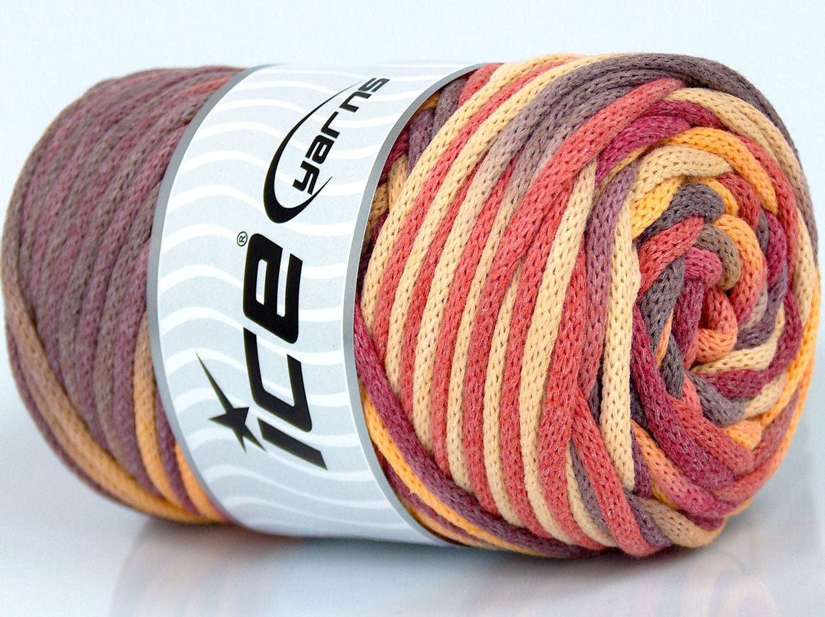 Macrame VisCot Color 3mm Red, Brown, Gold, Pink fnt2-74555