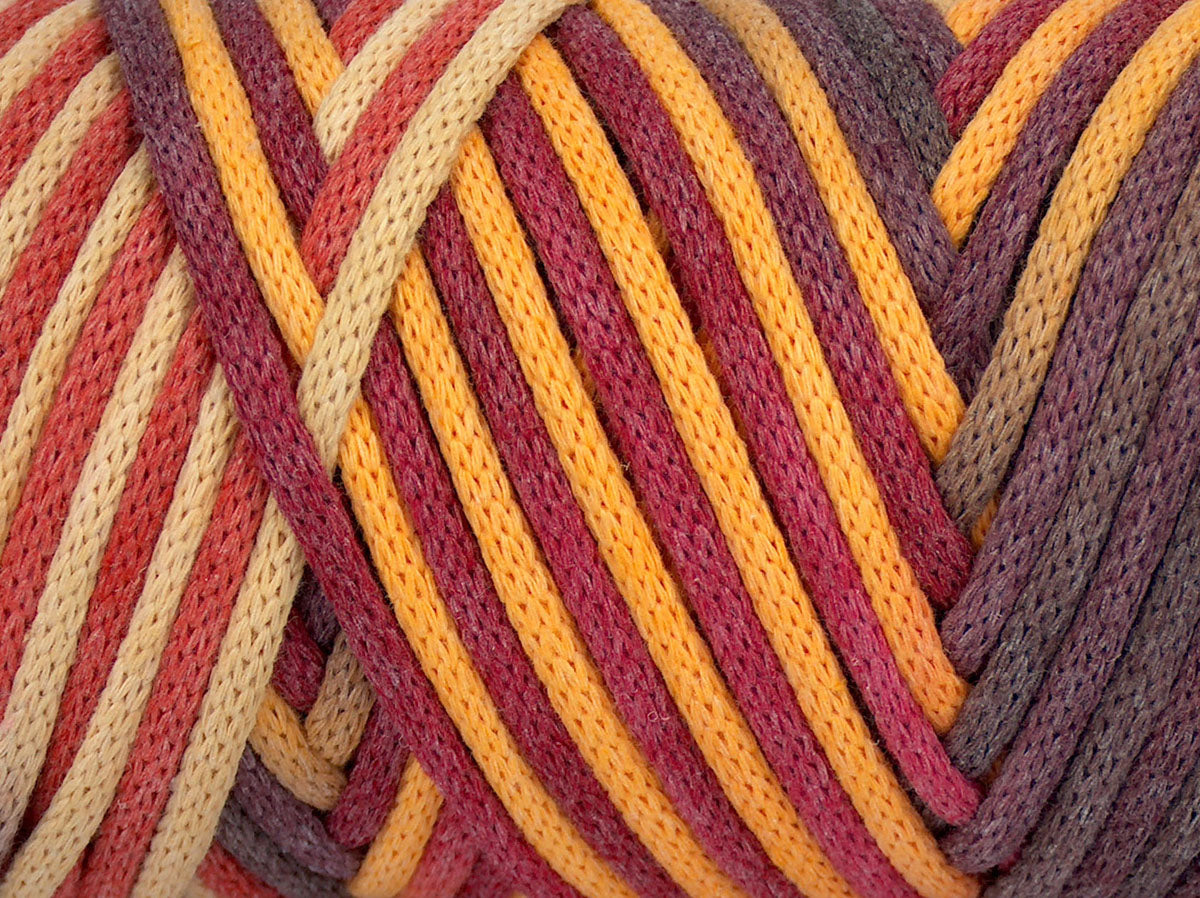 Macrame VisCot Color 3mm Red, Brown, Gold, Pink fnt2-74555