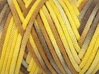 Macrame VisCot Color 3mm Camel Shades, Yellow Shades fnt2-74556
