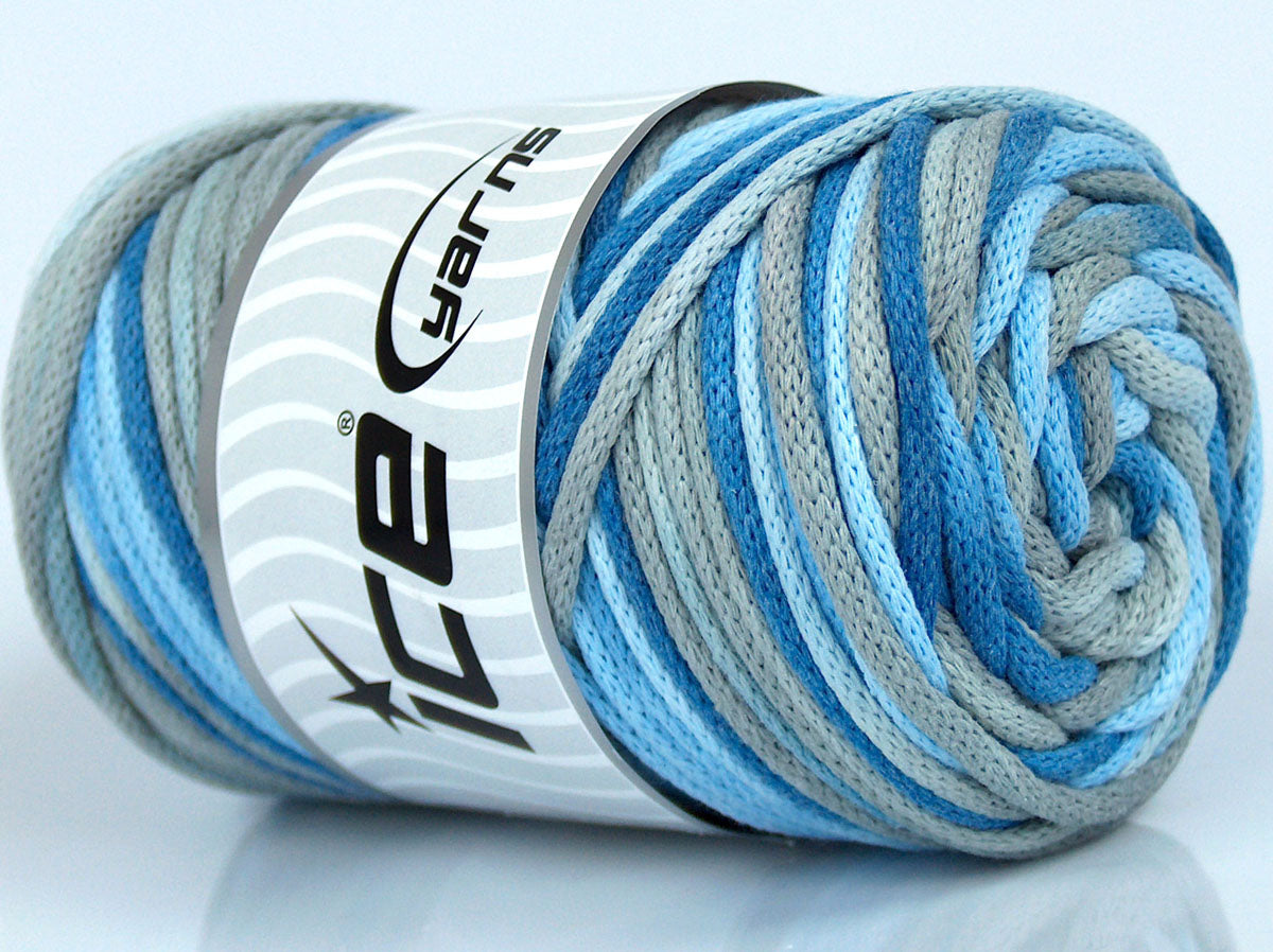 Macrame VisCot Color 3mm Blue Shades, Grey Shades fnt2-74560