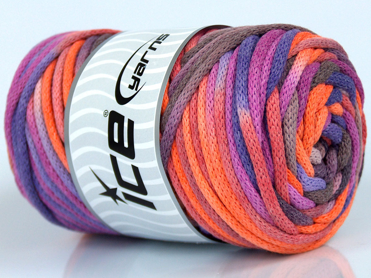 Macrame VisCot Color 3mm Orange, Pink, Maroon, Purple fnt2-74562