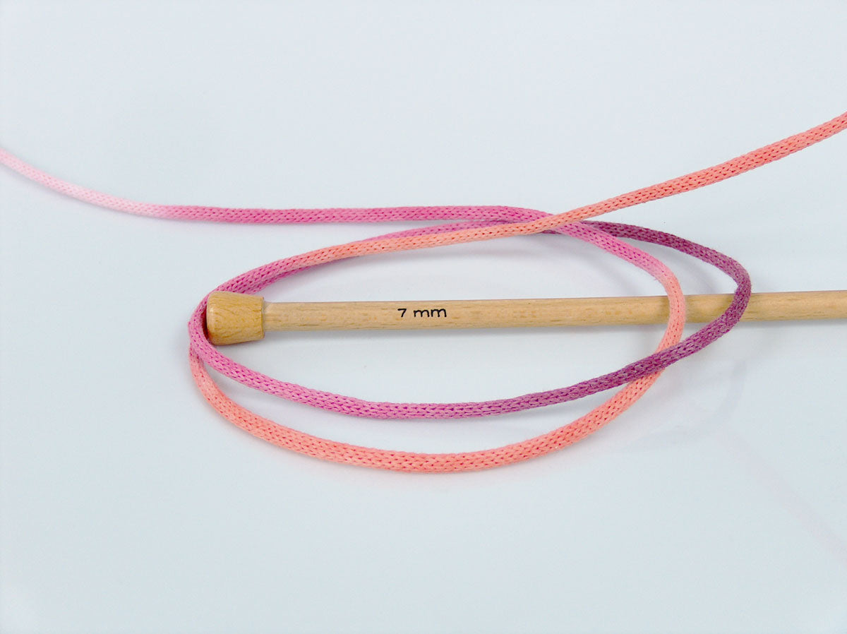 Macrame VisCot Color 3mm Pink Shades, Orange, Maroon fnt2-74563