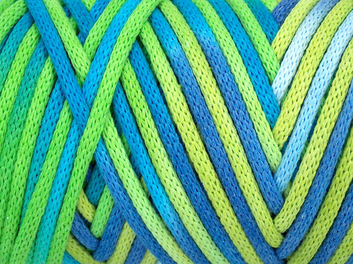 Macrame VisCot Color 3mm Green Shades, Blue, Lilac fnt2-74566