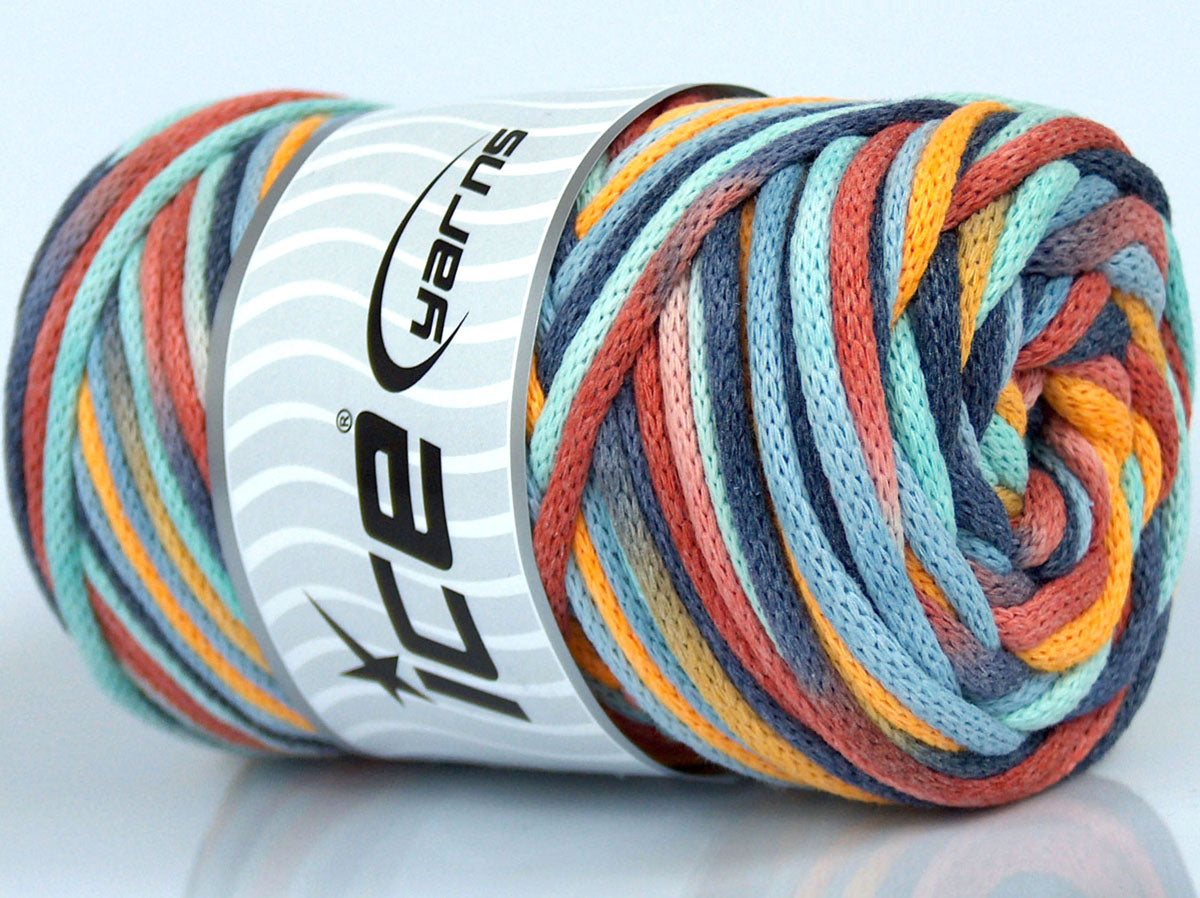 Macrame VisCot Color 3mm Copper, Gold, Mint Green, Blue Shades fnt2-74568