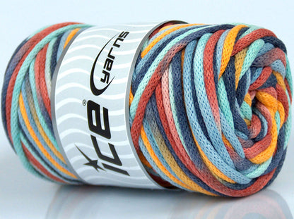 Macrame VisCot Color 3mm Copper, Gold, Mint Green, Blue Shades fnt2-74568