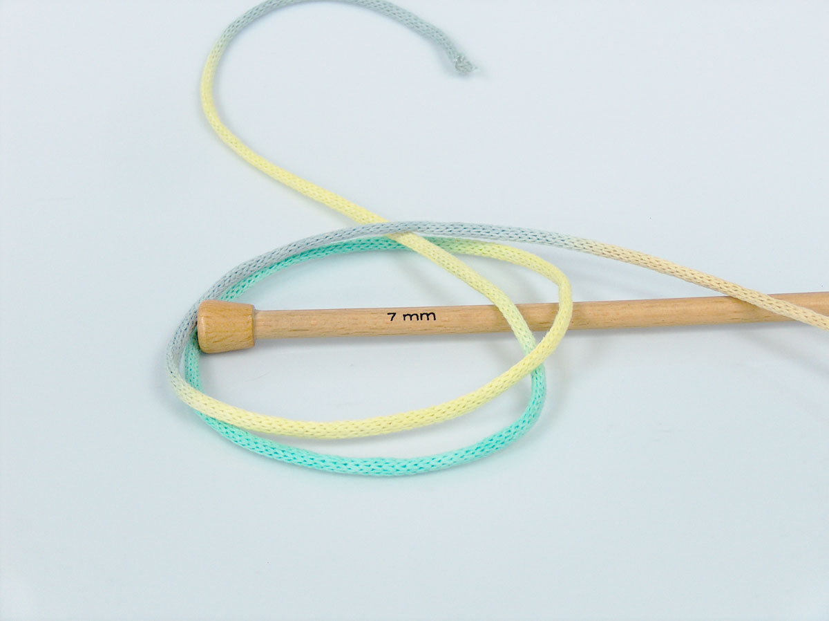 Macrame VisCot Color 3mm Light Yellow, Light Grey, Green Shades fnt2-74569