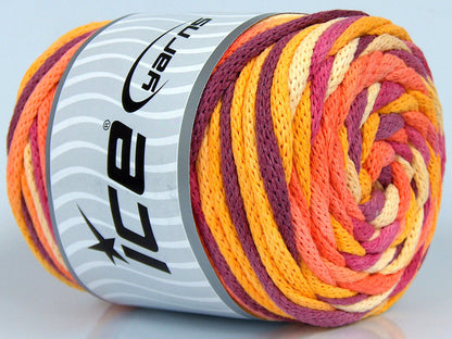 Macrame VisCot Color 5mm Orange, Yellow, Pink fnt2-74577