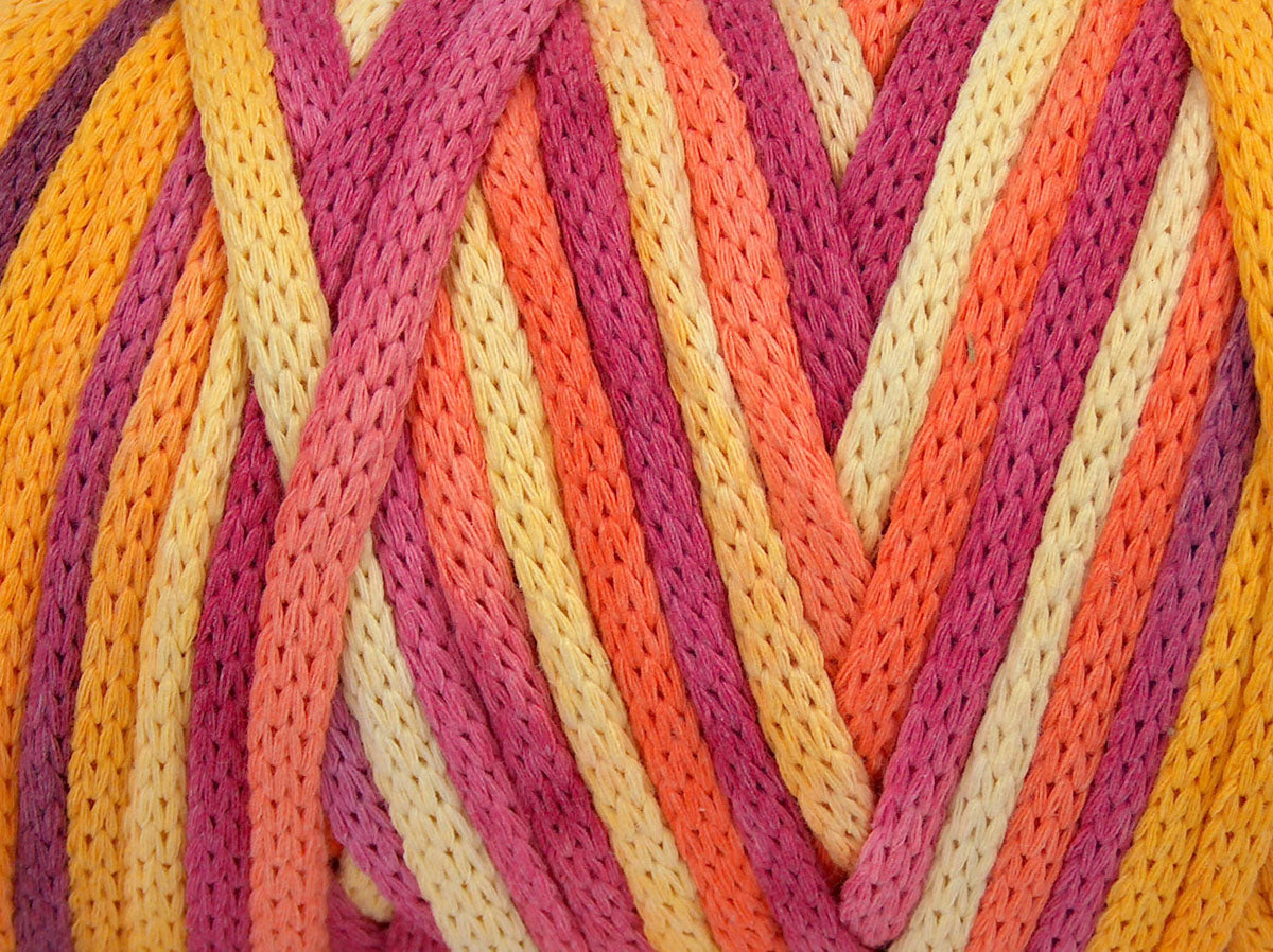 Macrame VisCot Color 5mm Orange, Yellow, Pink fnt2-74577