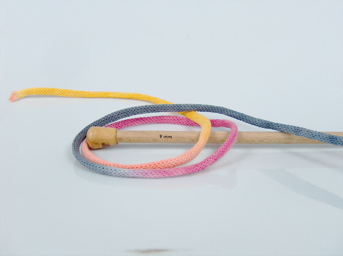 Macrame VisCot Color 5mm Orange, Pink, Yellow, Light Grey fnt2-74578