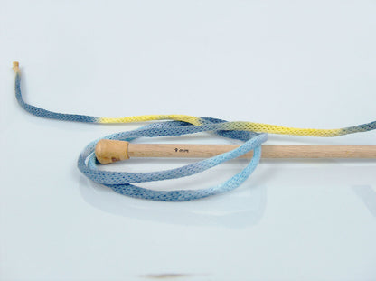 Macrame VisCot Color 5mm Blue Shades, Yellow Shades fnt2-74579
