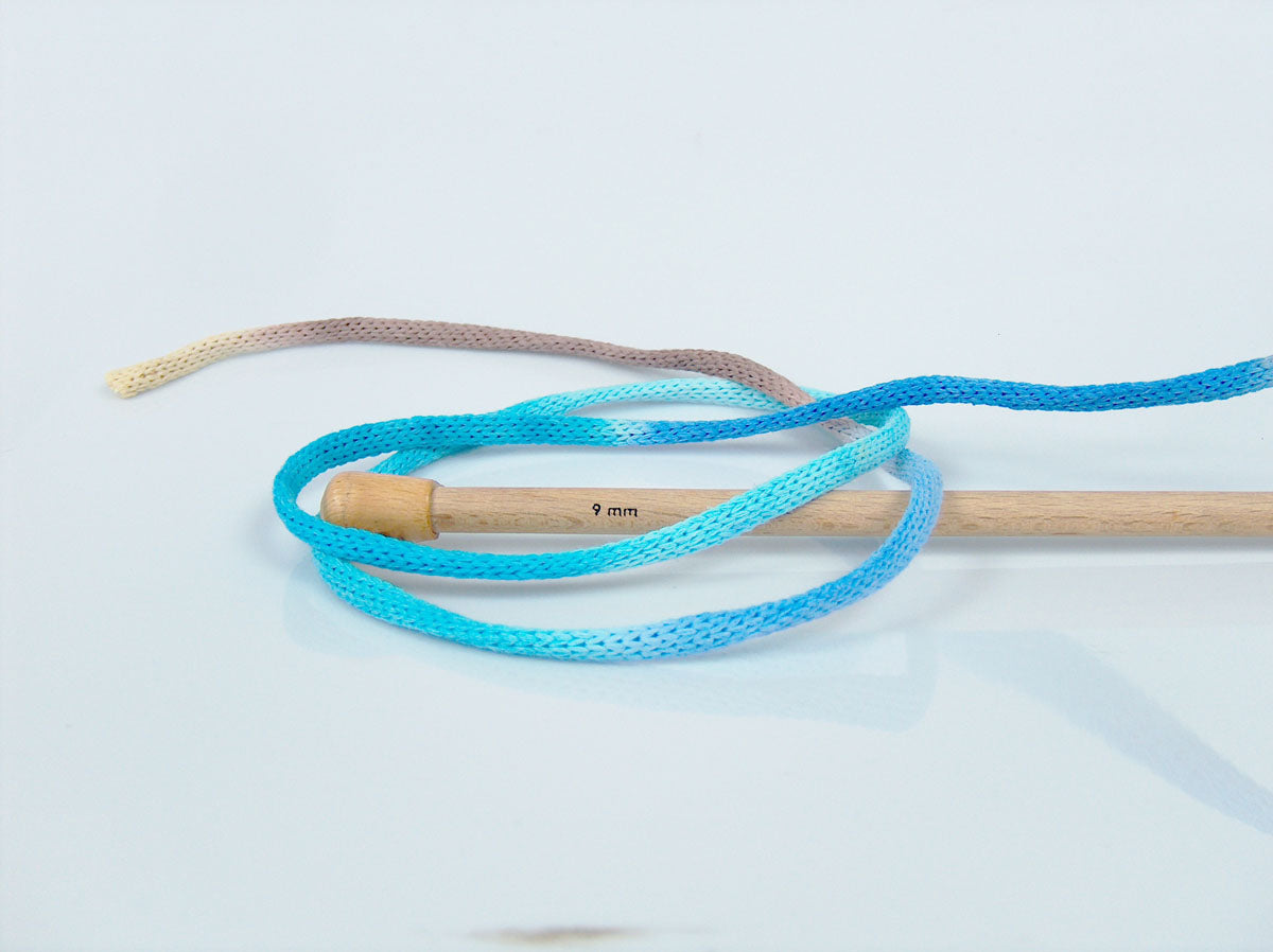 Macrame VisCot Color 5mm Blue Shades, Brown Shades, Cream fnt2-74581