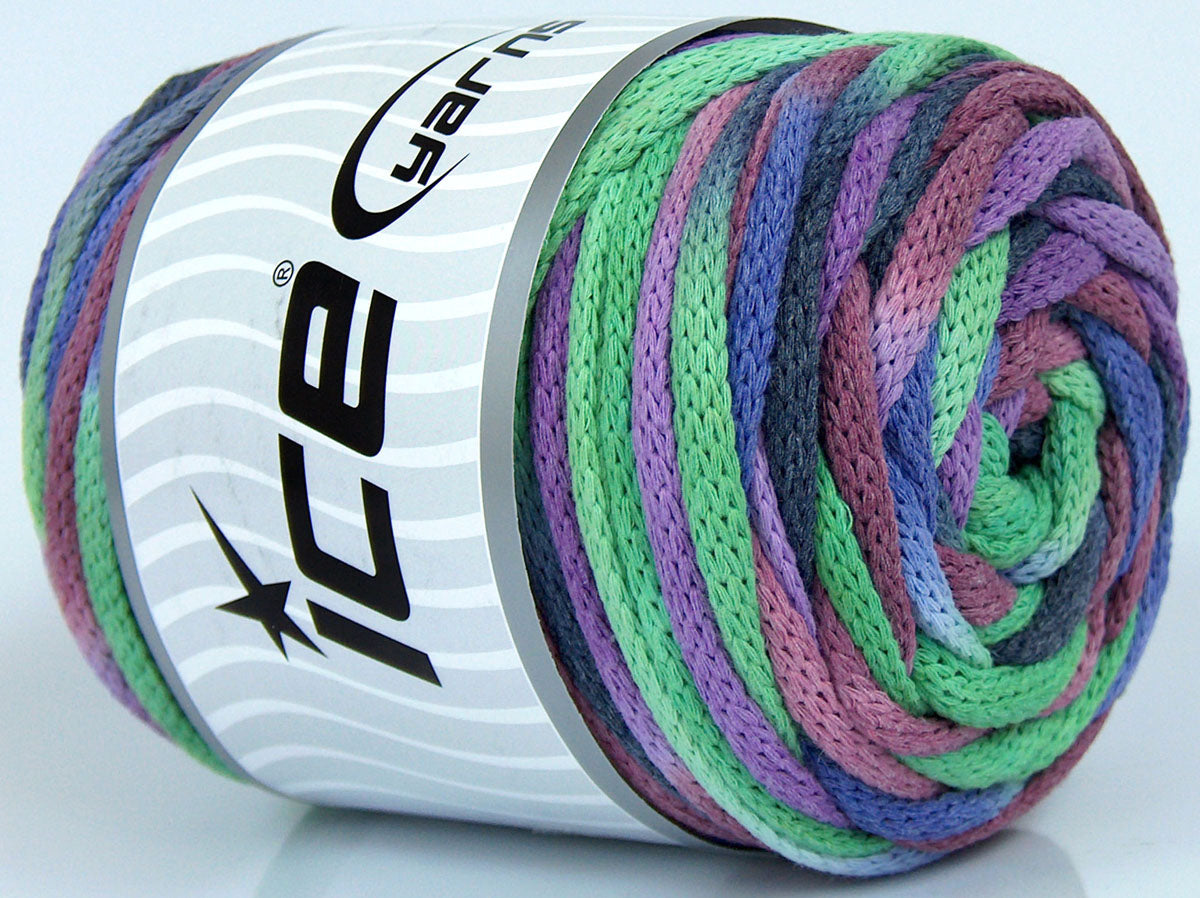 Macrame VisCot Color 5mm Purple, Maroon, Grey, Green fnt2-74585