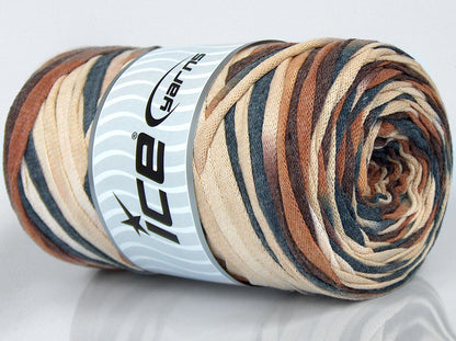 VisCot Ribbon Color Brown Shades, Cream, Grey Shades fnt2-74614