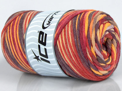 Natural Cotton Color 3mm Red, Brown, Gold, Pink fnt2-74635