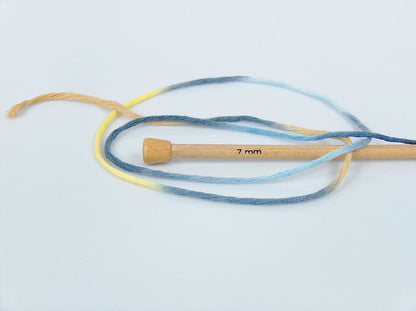 Natural Cotton Color 3mm Blue Shades, Yellow Shades fnt2-74638