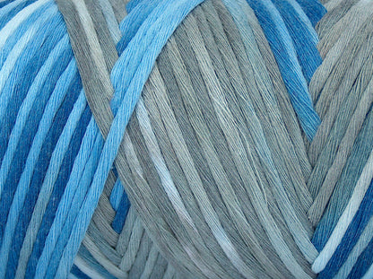 Natural Cotton Color 3mm Blue Shades, Grey Shades fnt2-74639