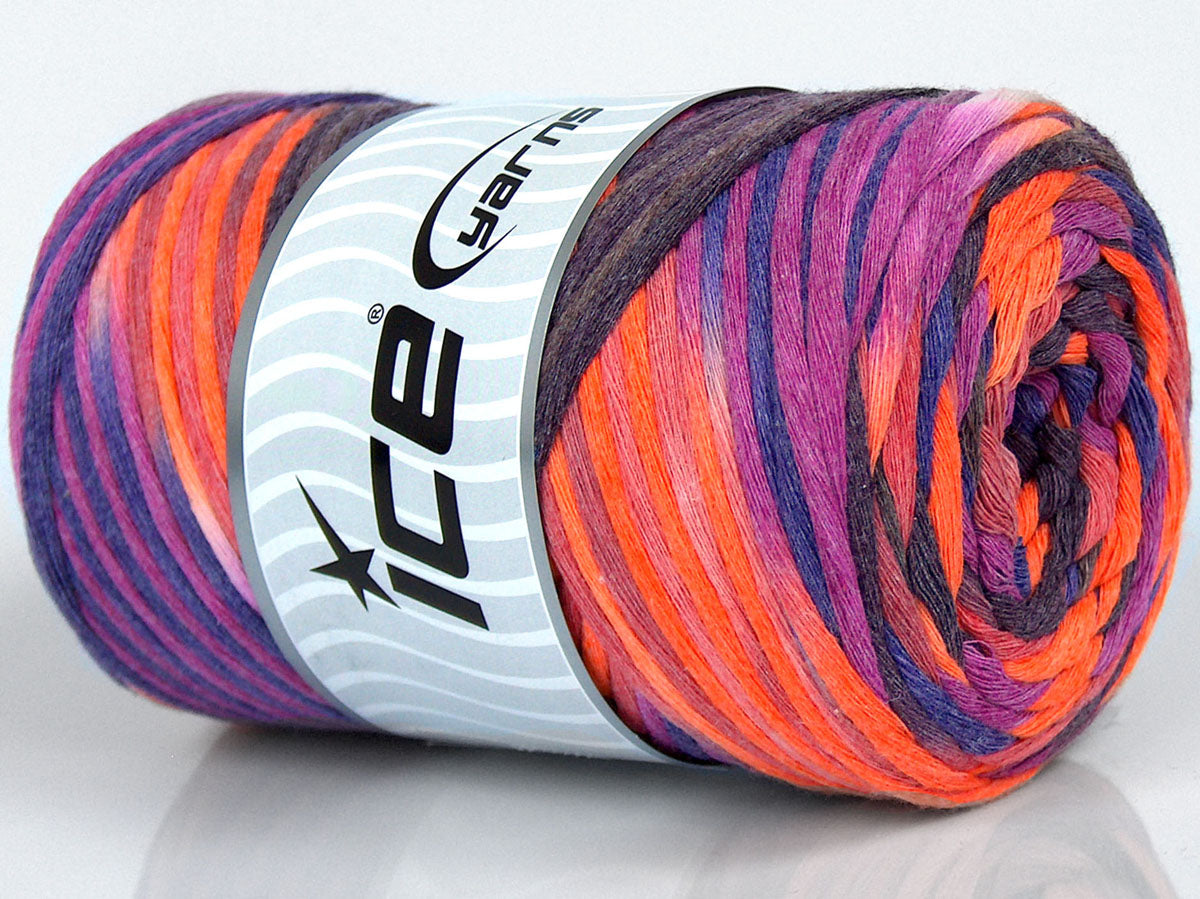 Natural Cotton Color 3mm Orange, Pink, Maroon, Purple fnt2-74641