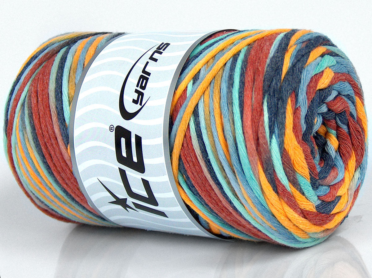 Natural Cotton Color 3mm Copper, Gold, Mint Green, Blue Shades fnt2-74645