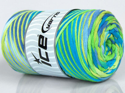 Natural Cotton Color 3mm Green Shades, Blue, Lilac fnt2-74649