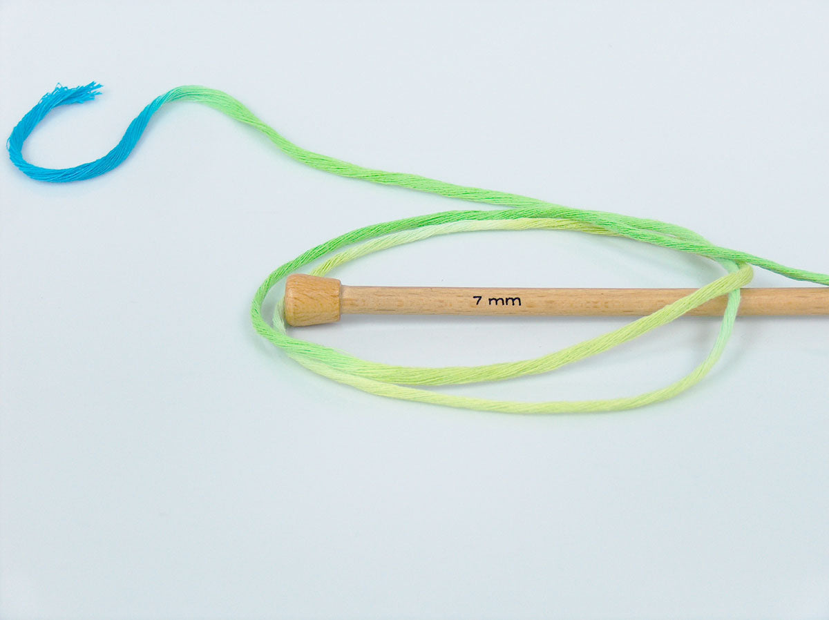 Natural Cotton Color 3mm Green Shades, Blue, Lilac fnt2-74649