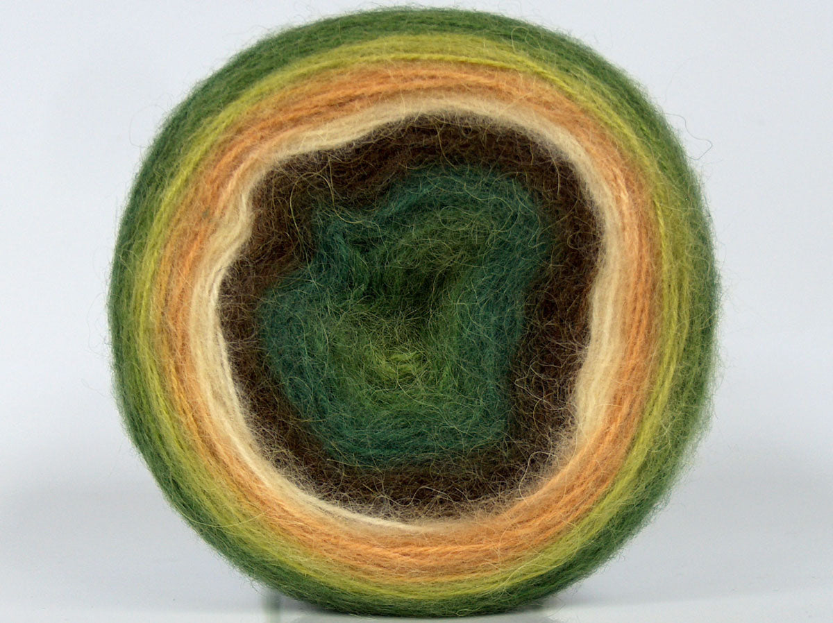 Cakes Mohair Green Shades, Cream Shades, Brown fnt2-74718