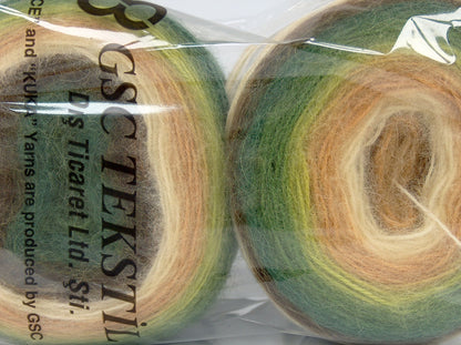Cakes Mohair Green Shades, Cream Shades, Brown fnt2-74718